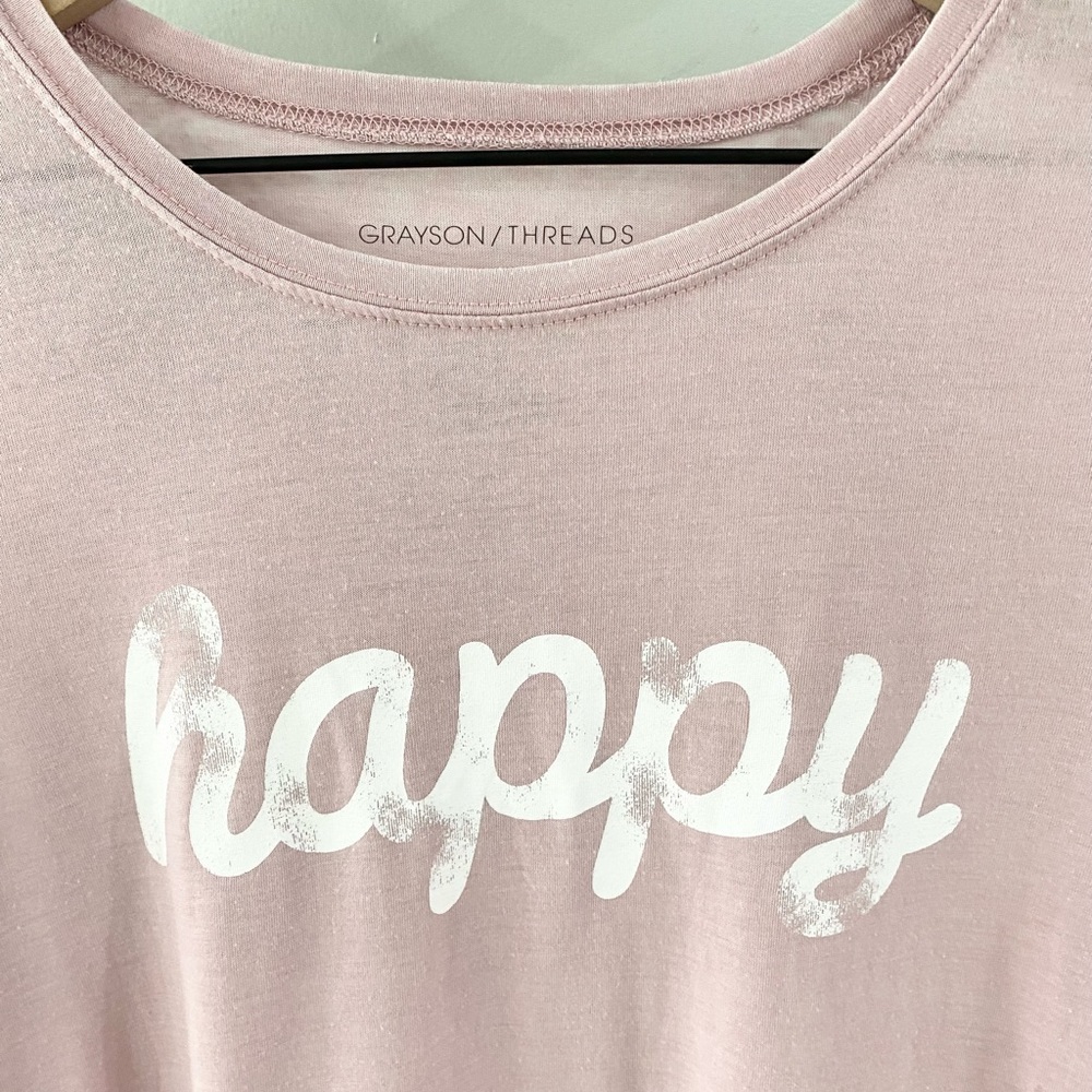 Grayson Threads Short Sleeve ‘Happy’ Tee Size Xl - image 4